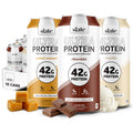 Slate Milk - Ultra Protein Shake - Vanilla - 42g Protein, 1g Sugar, 180 Calories, 1g Net Carbs - Lactose Free, No Added Sugar - Made with Ultra Filtered Milk - Breakfast Boost, Post Workout - 15 fl oz, 12 Cans